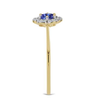 BUY 925 STERLING SILVER WITH TANZANITE GEMSTONE RING
